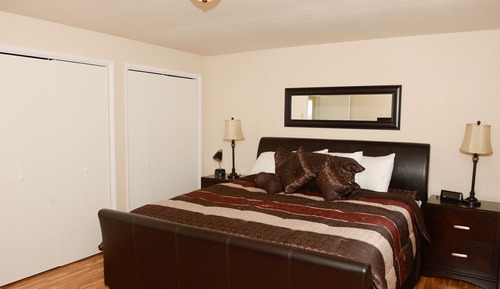 Basic Suite, 1 King Bed, Kitchen