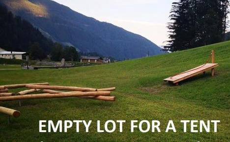 Empty lot for Tent 