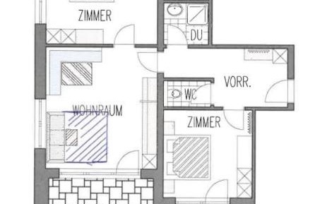 Two-Bedroom Apartment with Terrace