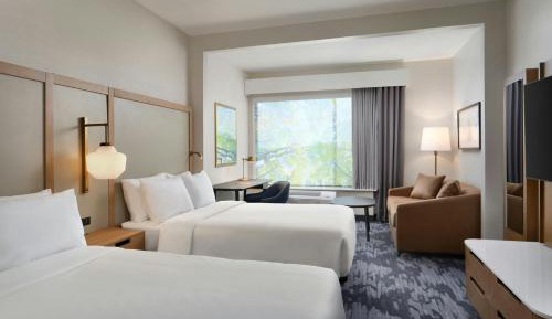 Standard Queen Room with Two Queen and One Sofa Bed