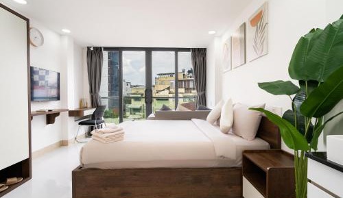 Studio with Balcony