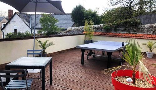 One-Bedroom Apartment with Terrace