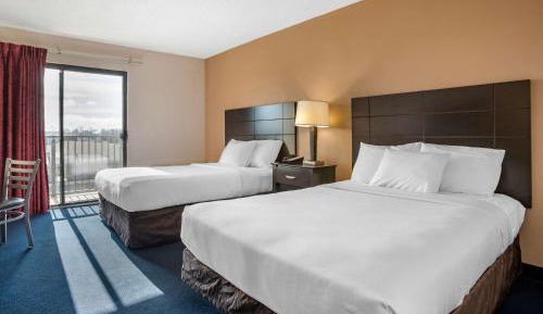 Standard Room with Two Double Beds Interior - Non-Smoking