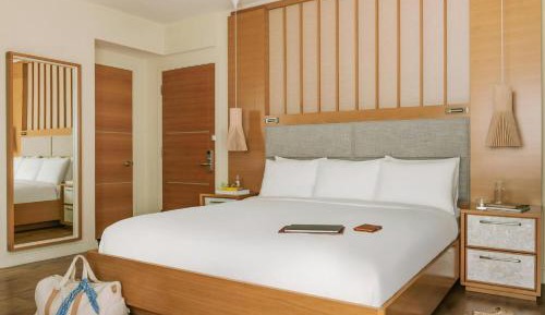 King Room - Mobility and Hearing Accessible with Roll-in Shower