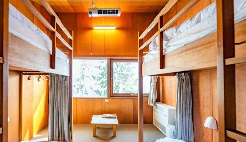 Room with Bunk Beds and Shared Bathroom 