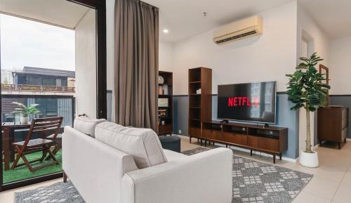 Two-Bedroom Apartment with Balcony