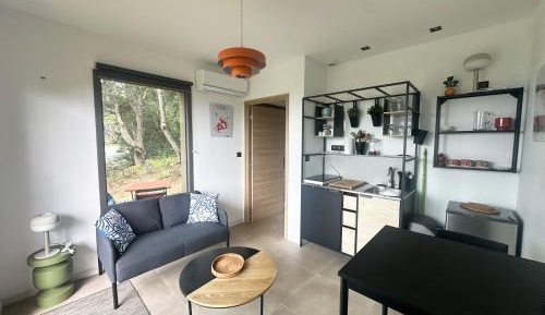 One-Bedroom Apartment with Garden View