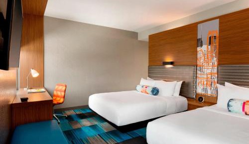 Aloft, Guest room, 2 Queen
