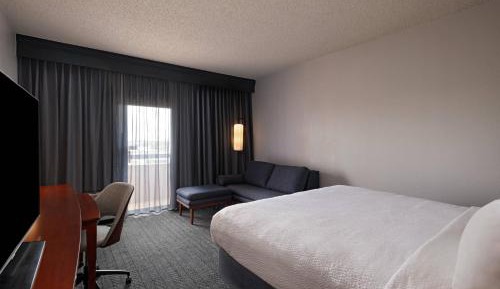 King Room with Sofa Bed and Roll-in Shower - Mobility and Hearing Accessible