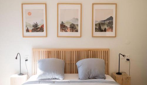 One-Bedroom Apartment with Balcony and Mountain View  