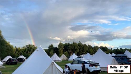 British F1Grand Prix Deluxe Glamping 2 Person Tent