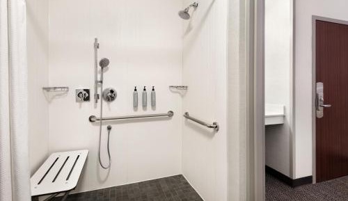 King Room with Roll-in Shower - Mobility and Hearing Accessible