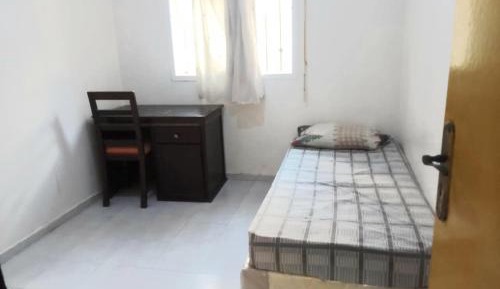Single Bed in Male Dormitory Room
