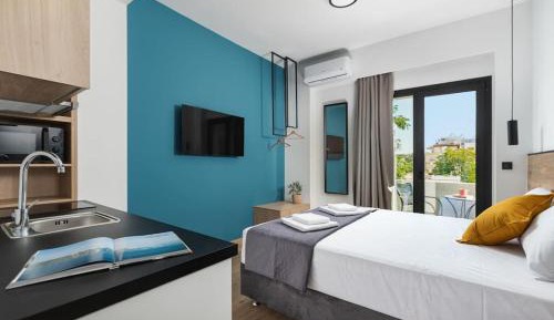 Studio with Balcony