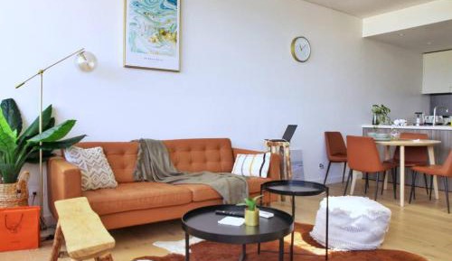 One-Bedroom Apartment with Balcony and Water View