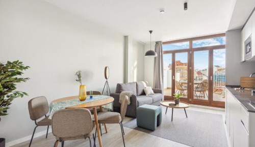 One-Bedroom Apartment with rooftop terrace