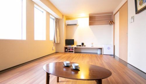 Room with Wooden Floor with Futon 25㎡	