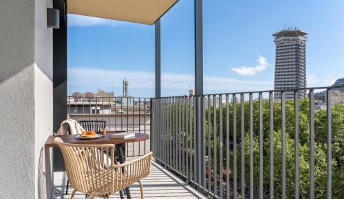 Studio with Balcony