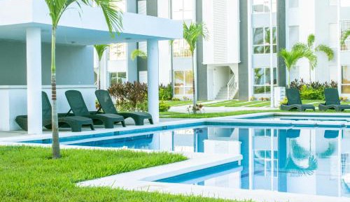 Two-Bedroom Apartment with Pool View