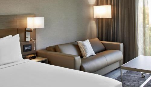 King Guest Room with Sofa Bed and City View