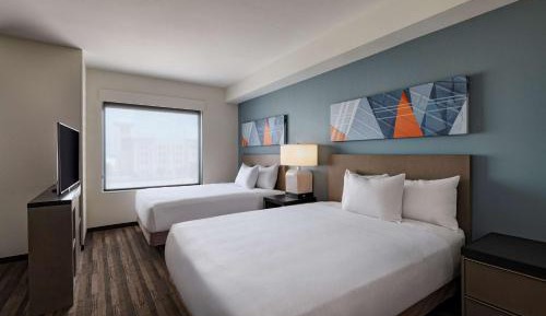 Studio Suite with Two Queen Beds, Sofa Bed and Kitchen