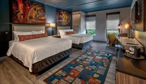 Premium Queen Room with Two Queens and One Sofa Bed
