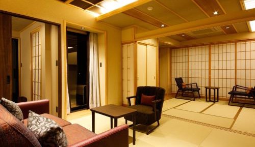 Japanese-Western Room with open-air bath TYPE K - Non-Smoking (2nd-3rd Floor)