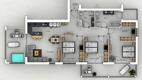 Three-Bedroom Suite