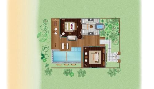 Beachfront Layan Pool Villa