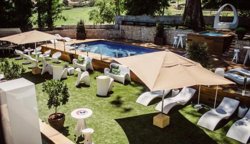 Superior Double Room with Spa Bath and Pool View