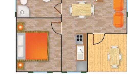 One-Bedroom Bungalow