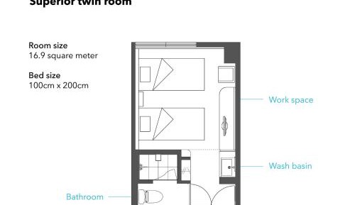 Superior Twin Room - Non-Smoking