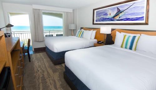 Queen Room with Two Queen Beds and Balcony - Ocean Front