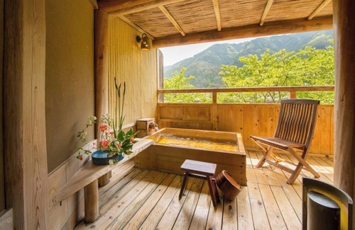 Gero Onsen House | Nonsmoking roomDouble bedroomView of the cit /Gero Gifu