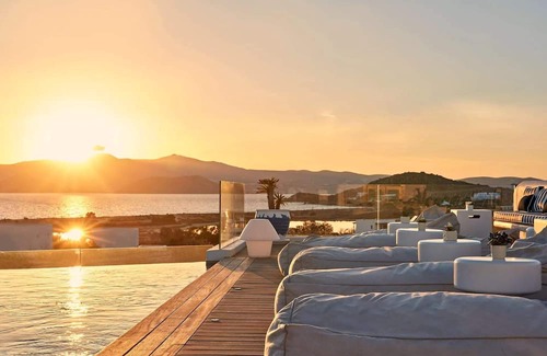Agios Prokopios Apartment | Spectacular 1BR Suite with Sea View