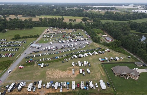 Cullman RV Rental | RV Camping Rock The South Walk to Rock The South 1/2 Mile To Entrance.