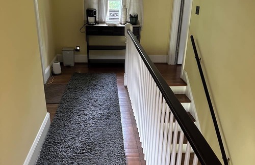 Martinsville Apartment | Cozy 1-bedroom apartment with shared driveway and one exit door. Pet on site.