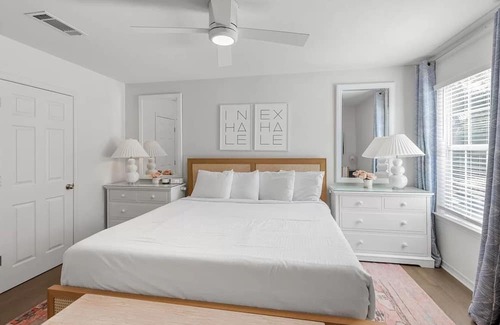 Seagrove Beach Villa | Charming Old-Florida-style beach retreat with private pool on large private lot