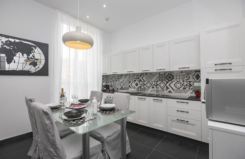 Castelletto Apartment | Luxury B&W - Charming two-room apartment with balcony