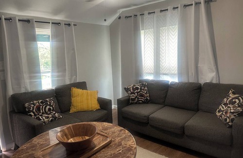 Near East Side Apartment | 5 minutes from downtown! Views of Alamo city attractions from each bedroom.