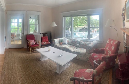 York Harbor House | House with a view of York Harbor and a 3 minute walk to the beach