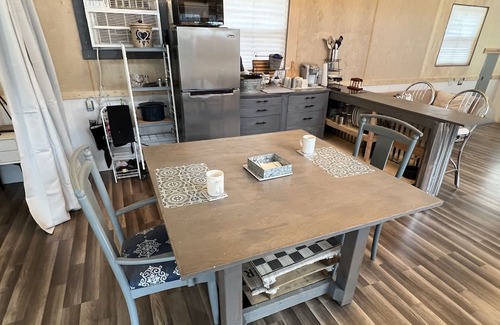 Jones Mills House | Very private studio with a deck overlooking the pond.