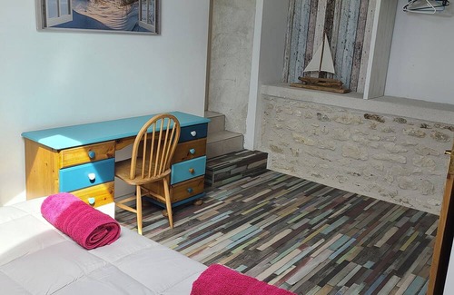 Brives-sur-Charente Bed & Breakfast | Les Lys Chambre Avec vue sur Jardin