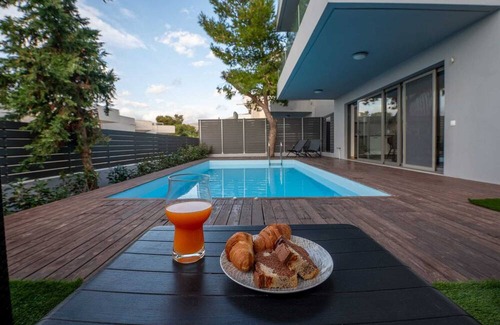 Saronida Apartment | Saronida Apt with private pool 300m from the beach