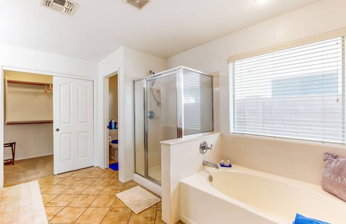 Laveen Village House | Water view desert stay with putt putt, enclosed yard, fireplace, streaming, & AC