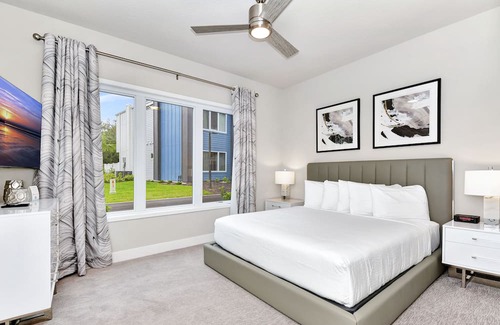 Galilee House | Modern Condo with Large Outdoor Patio. Reunion Resort Water Park Access near Disney at Spectrum Resort Orlando by Rentyl – B16 #137