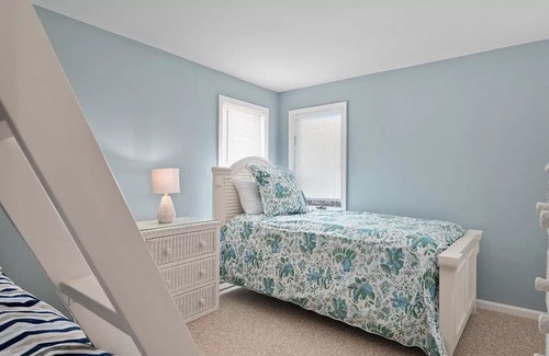 Ship Bottom House | Back Yard Oasis with Heated in ground Salt water Pool! 2 blocks to the beach!