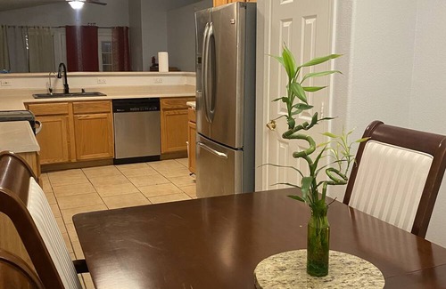 Sheely Farms House | The house features ample living space, providing enough room for relaxation