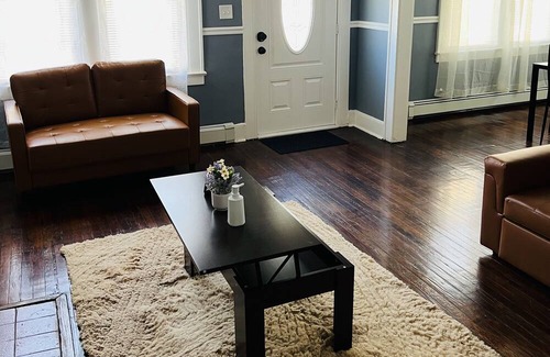 Irvington House | Four Single Bedrooms with hard wood floors.