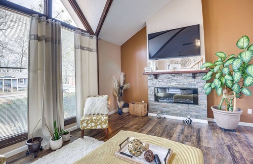 New Castle House | Birmingham Home w/ Patio, BBQ Grill & Family Games